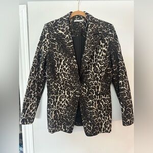 NWOT Alice + Olivia Leopard Print Blazer